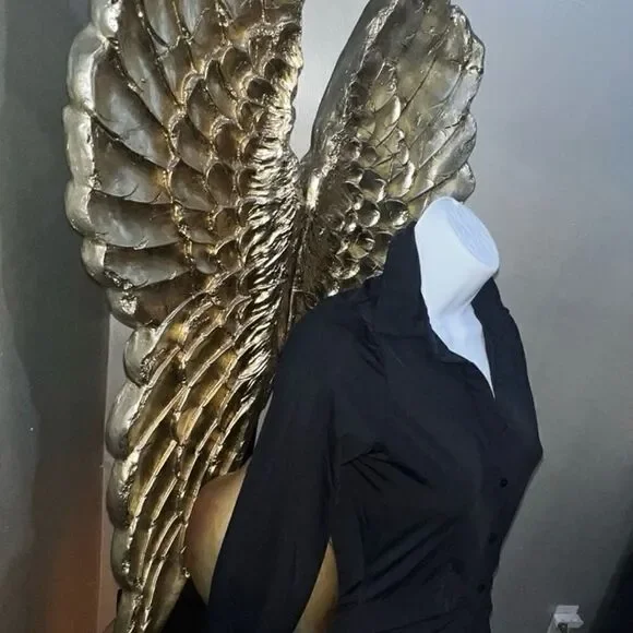 Sexy MistressRocks MARQUIS Black Long Sleeve Mini Dress - Picture 6 of 12